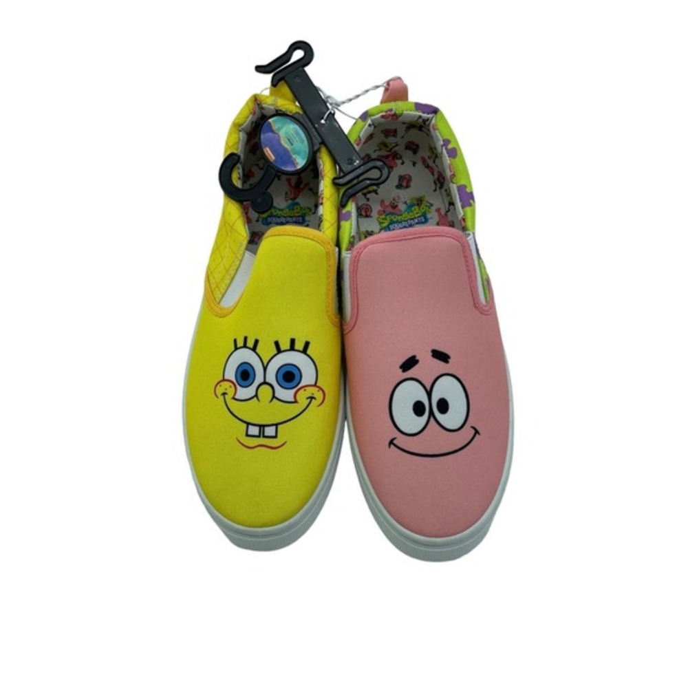 SpongeBob SquarePants‎ Patrick Star Mismatched Slip On Sneakers Canvas
